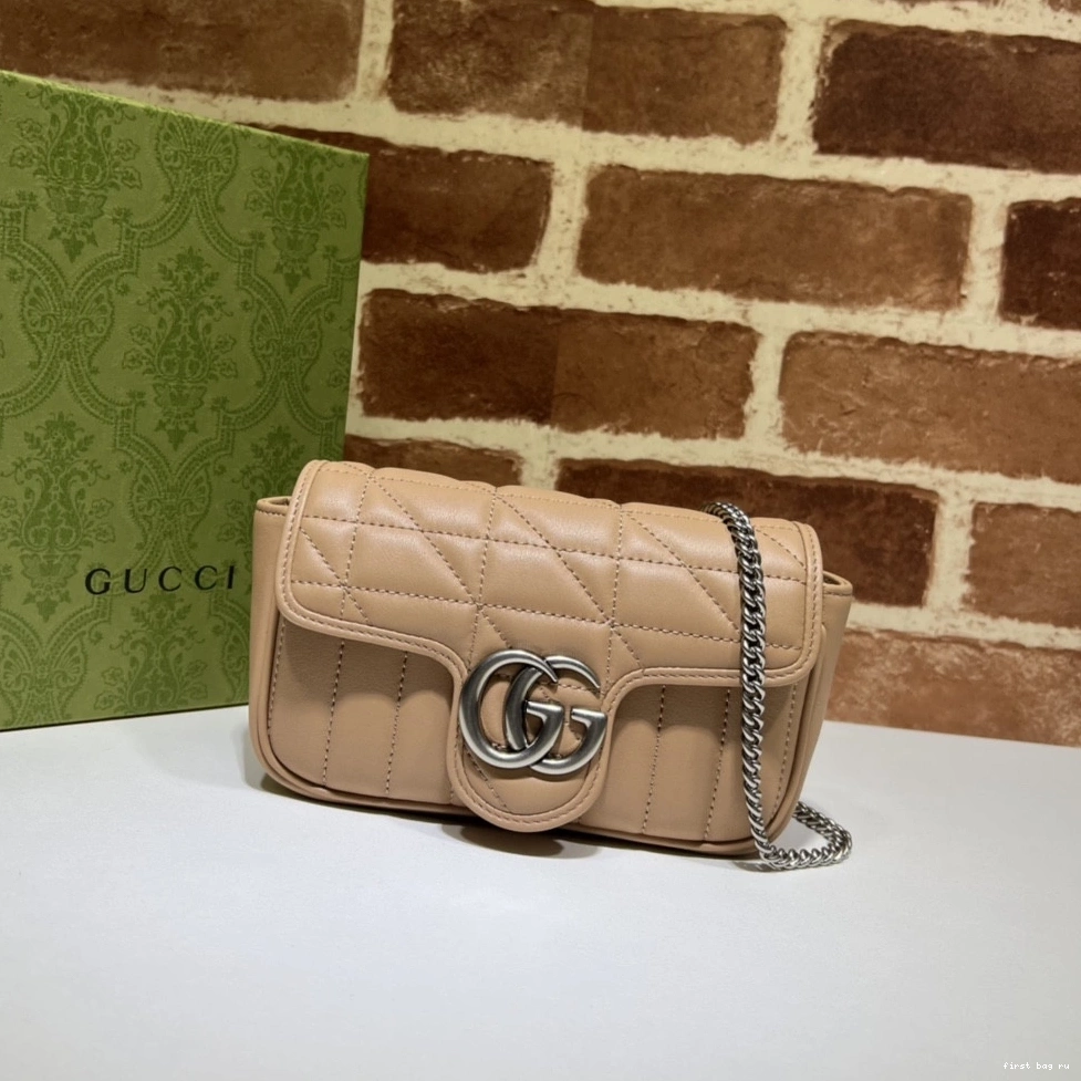 Firstbag ru belt Gucci bag-16.5*10*5cm GG Marmont 0721